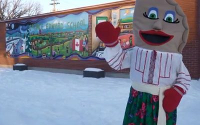 Petrusia Perogy Visits Prince Edward School